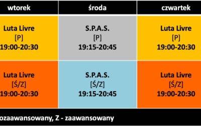 Nowy grafik treningów